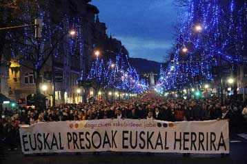 Διαδηλώσεις διαμαρτυρίας στο Μπιλμπάο για τα φυλακισμένα μέλη της ΕΤΑ