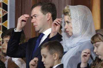 Πανηγυρικός εορτασμός των Χριστουγέννων στη Ρωσία