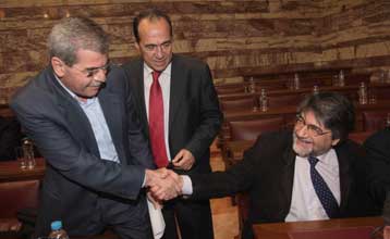 Ορκωμοσία του νέου υφυπουργού Εσωτερικών Γιώργου Ντόλιου