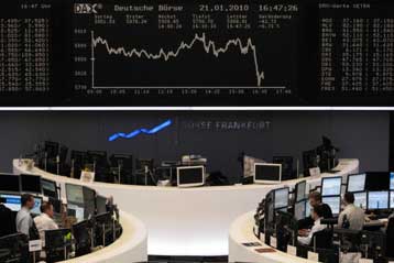 Συνέχισαν την πτώση τα χρηματιστήρια Ευρώπης και Νέας Υόρκης την Πέμπτη