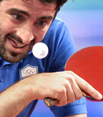 Αποκλεισμός σε μονό και διπλό του πινγκ πονγκ για Γκιώνη και Ρηνιώτη