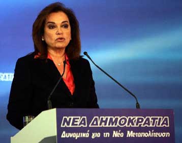 Το δρόμο της διαφοροποίησης επέλεξε η Ντ.Μπακογιάννη και στη συνεδρίαση της ΚΕ