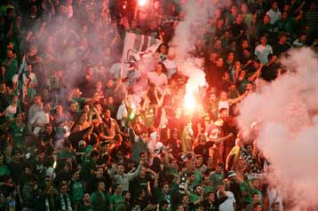 Πρόστιμο της UEFA στον Παναθηναϊκό για τα βεγγαλικά κόντρα στην Στουρμ Γκρατς