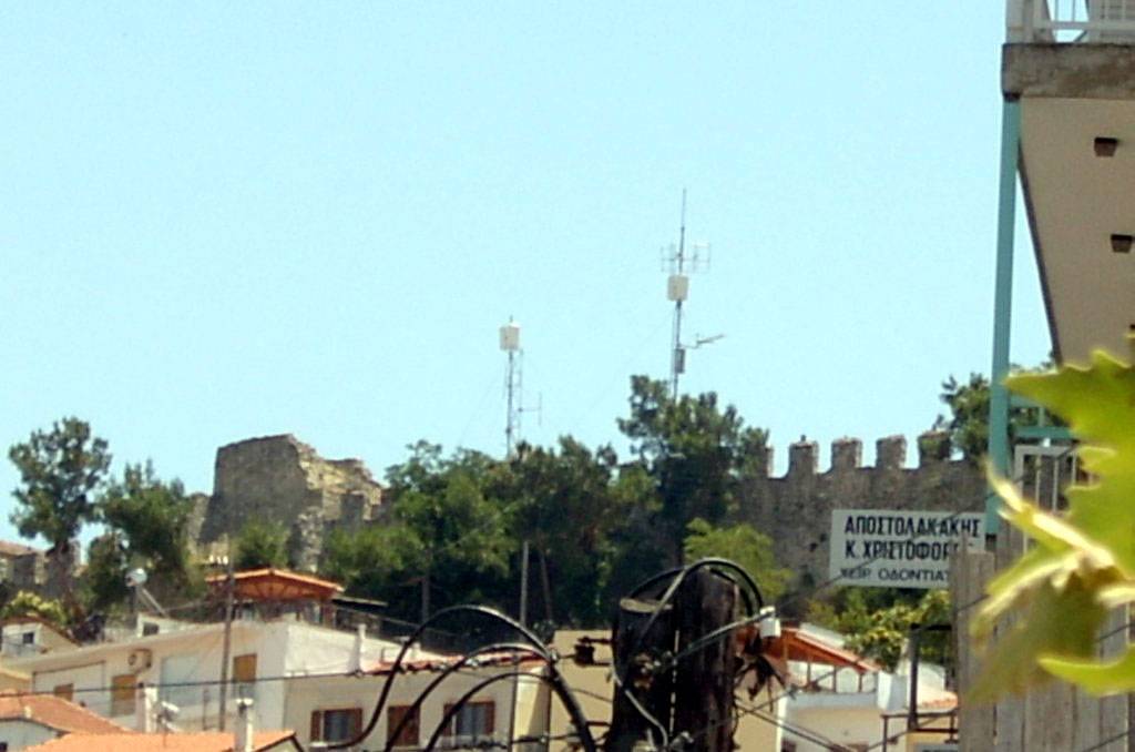 Κεραίες στο Κάστρο της Καβάλας