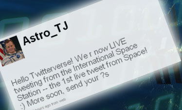 Έγινε το πρώτο tweet από το Διάστημα