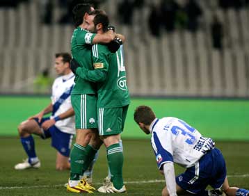 Ο Παναθηναϊκός πήρε την πρόκριση στα ημιτελικά του Κυπέλλου με 2-0 επί της Καλλιθέας