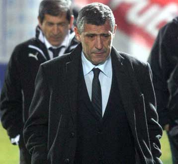 Ικανοποιημένος από τη νοοτροπία των παικτών ο Σάντος, αφιέρωσε τη νίκη στον Γκαρσία