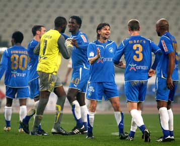 Αποθεωτική υποδοχή για τους παίκτες της Καβάλας