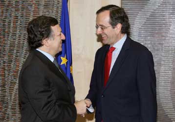 Βοήθεια στην πράξη «για να ηρεμήσουν οι αγορές» ζήτησε από την ΕΕ ο Αντ.Σαμαράς