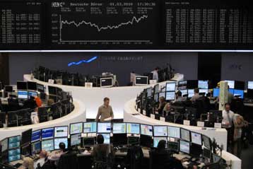 Με κέρδη έκλεισαν οι ευρωπαϊκές αγορές και η Γουόλ Στριτ τη Δευτέρα