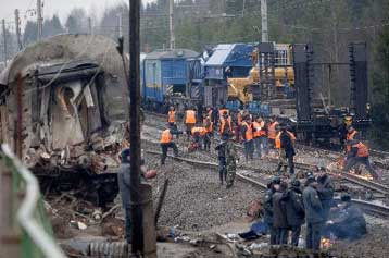 Δέκα υπόπτους για τη βομβιστική επίθεση στο «Εξπρές Νιέφσκι» συνέλαβε η Ρωσία