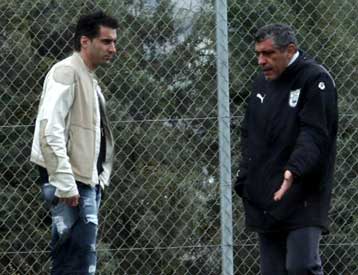 Στη Σουρωτή ο Ζαγοράκης, εκτός προπόνησης ο Εντίνιο