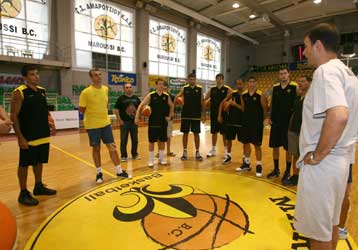 Επέστρεψαν στις προπονήσεις οι παίκτες του Αμαρουσίου μετά την αποχή της Δευτέρας