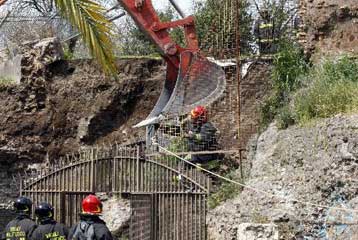 Κατέρρευσε τμήμα της οροφής του Χρυσού Παλατιού του Νέρωνα στη Ρώμη