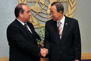 Συνάντηση Κυπριανού με τον ΓΓ του ΟΗΕ στη Νέα Υόρκη