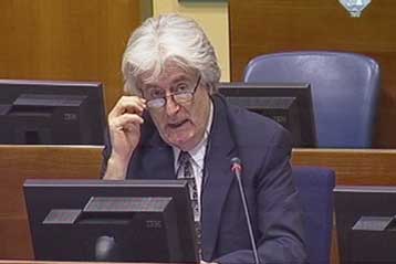 Στις 13 Απριλίου ξεκινά  ξανά η δίκη του Ρ.Κάρατζιτς