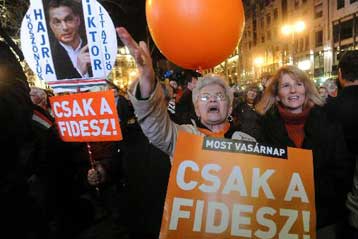 Μεγάλη νίκη της Κεντροδεξιάς στις βουλευτικές εκλογές στην Ουγγαρία