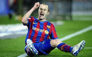 Εκτός δράσης για έναν μήνα ο Ινιέστα που χάνει τα ματς με την Ίντερ