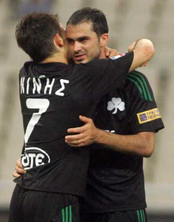 Νίνης και Βύντρα ευχήθηκαν το νταμπλ στον Παναθηναϊκό