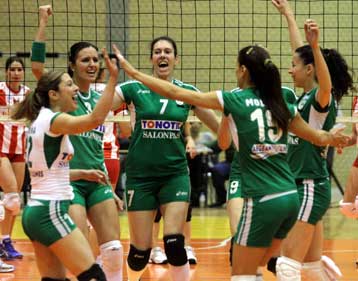 «Αγκάλιασε» τον τίτλο ο ΠΑΟ με 3-1 σετ επί του ΟΣΦΠ