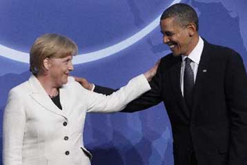 Τηλεφωνική επικοινωνία Ομπάμα-Μέρκελ για την ελληνική οικονομική κρίση