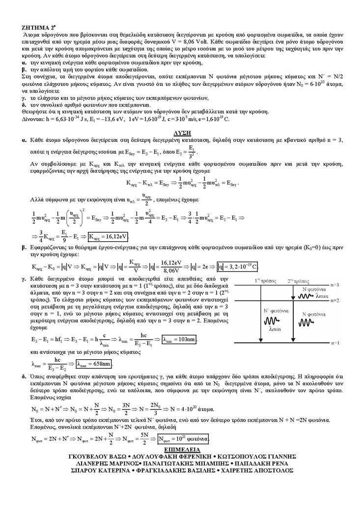 Γ Λυκείου – 18/04/2005 – Φυσική Γενικής Παιδείας