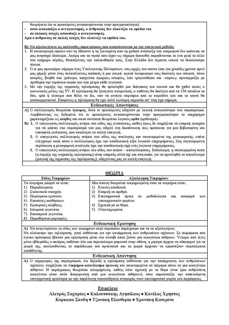 Γ Λυκείου – 09/05/2005 – Νεοελληνική Γλώσσα Γενικής Παιδείας