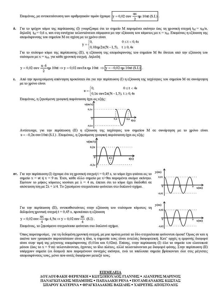 Γ Λυκείου – 27/02/2007 – Φυσική Θετικής & Τεχνολογικής Κατεύθυνσης