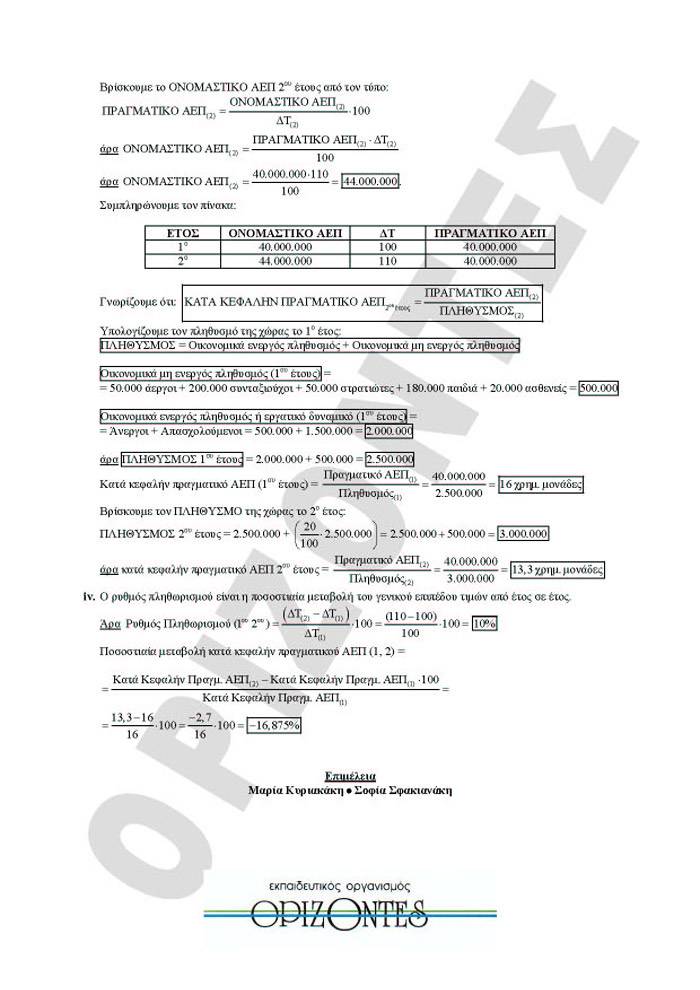 Γ Λυκείου – 13/05/2008 –  Αρχές Οικονομικής Θεωρίας Επιλογής