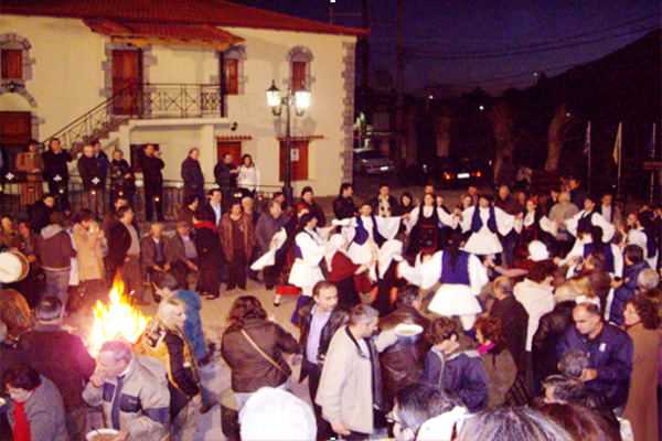 Η Γιορτή Υποδοχής του Χειμώνα στην Αλωνίσταινα