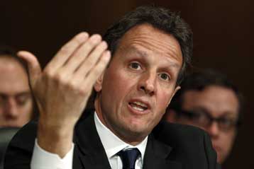 «Δεν πρέπει να αφαιρέσουμε το ρίσκο από τις τράπεζες», υπογραμμίζει ο Γκάιτνερ