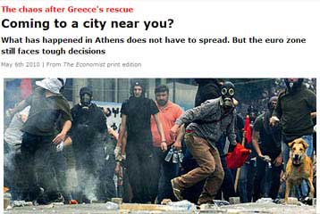 «Σύντομα κοντά σας;» ο προβληματισμός του Economist για την Ευρώπη μετά την Ελλάδα