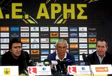 «Σκούπα» στον Αρη, απουσίες για τον αγώνα με την ΑΕΚ