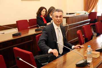 Καμία εμπλοκή με την υπόθεση Βατοπαιδίου, δήλωσε στην Εξεταστική ο Θ.Ρουσόπουλος