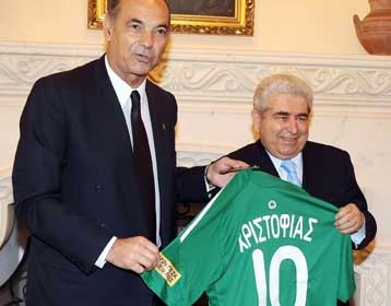 Στο προεδρικό μέγαρο της Κύπρου ο Παναθηναϊκός