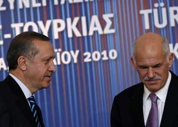 Αιγαίο και Κυπριακό κυριάρχησαν στη συνέντευξη Παπανδρέου-Ερντογάν