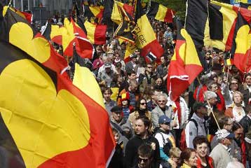 Πορεία για την ενότητα του Βελγίου εν όψει των εκλογών του Ιουνίου