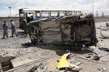 Επίθεση αυτοκτονίας στο κέντρο της Καμπούλ με θύματα NATOϊκούς στρατιώτες