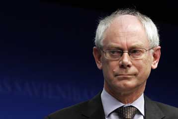 Την αισιοδοξία του ότι η Ελλάδα θα ξεπεράσει την κρίση εξέφρασε ο Χέρμαν βαν Ρομπάι