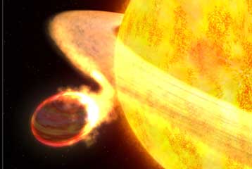 To Ηubble συλλαμβάνει άστρο να καταβροχθίζει πλανήτη