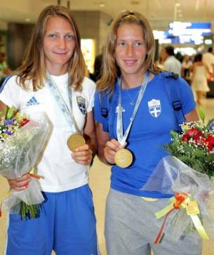 Καλαμποκά και Γιαζιτζίδου έκαναν τρία τα ελληνικά μετάλλια στο Παγκόσμιο Κύπελλο κωπηλασίας