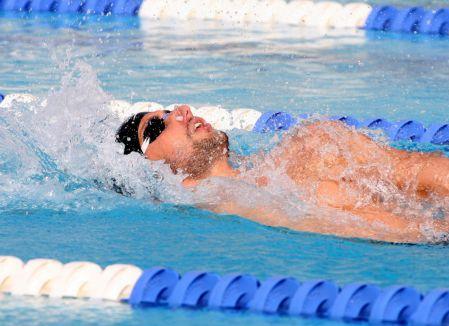 Δεύτερος στα 100μ. ύπτιο ο Γρηγοριάδης