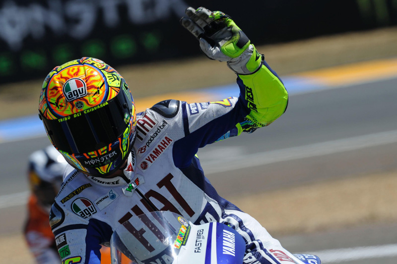 MotoGP Ιταλίας 2010, ΕΔ1: Πρώτος χρόνος του Valentino Rossi