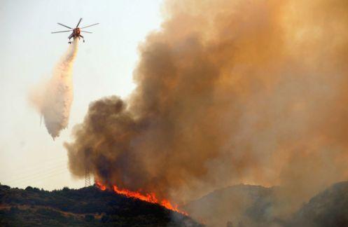 Πυρκαγιές σε Άστρος Κυνουρίας και Ζάκυνθο