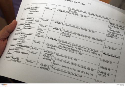 Αθήνα καλεί Βερολίνο για τις δωροδοκίες της Siemens σε πολιτικά πρόσωπα