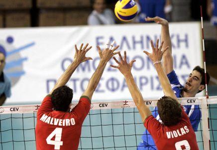 Αποκλεισμός για την εθνική ανδρών, 3-1 σετ από την Πορτογαλία