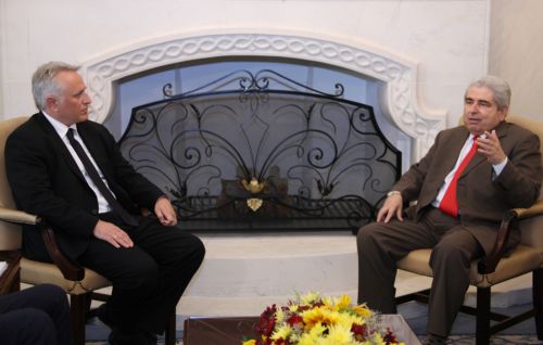 Με τον πρόεδρο και τον ομόλογό του στην Κύπρο συναντήθηκε ο υπουργός Εσωτερικών