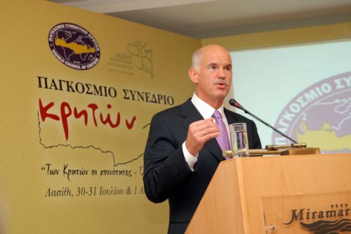 Κάνουμε την επανάσταση του αυτονόητου, δήλωσε ο Γιώργος Παπανδρέου