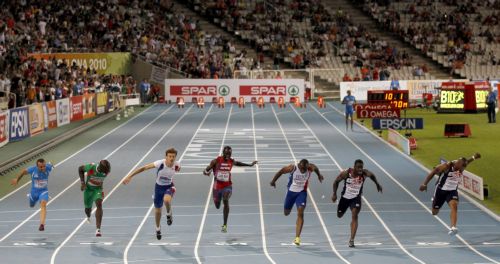 Συγκλονιστικός ο Λεμέτρ στην κούρσα των 100μ. στη Βαρκελώνη