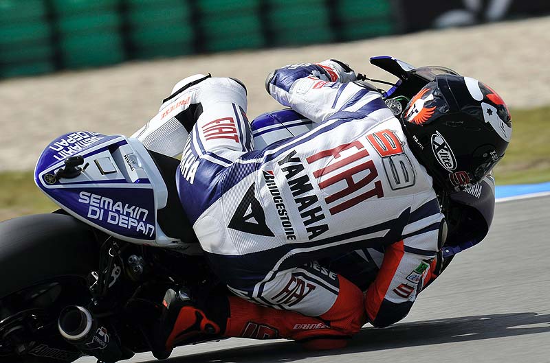 MotoGP Καταλονίας 2010, ΕΔ1: Πρώτος χρόνος του Jorge Lorenzo